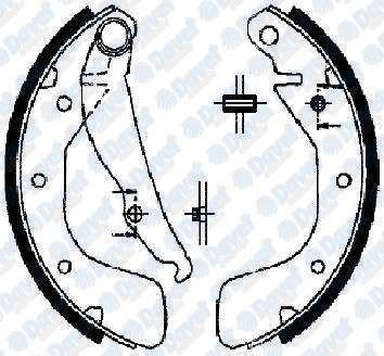 PBS 4093 Arka Fren Balatasi Pabuclu Corsa C 00-09 Vectra A 93-95 Astra F 91-98 Lacetti 05-> Nubira 03-> Kali